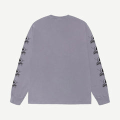 Foils Pigment Dyed LS Tee - Shark - Galvanic.co