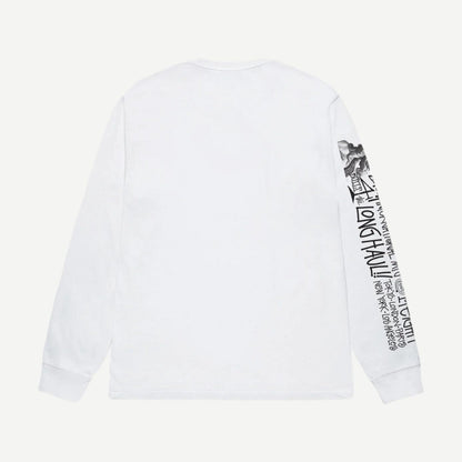 Long Haul LS Tee - White - Galvanic.co