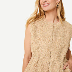 The Miriam Vest - Camel - Galvanic.co