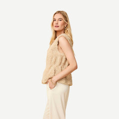 The Miriam Vest - Camel - Galvanic.co