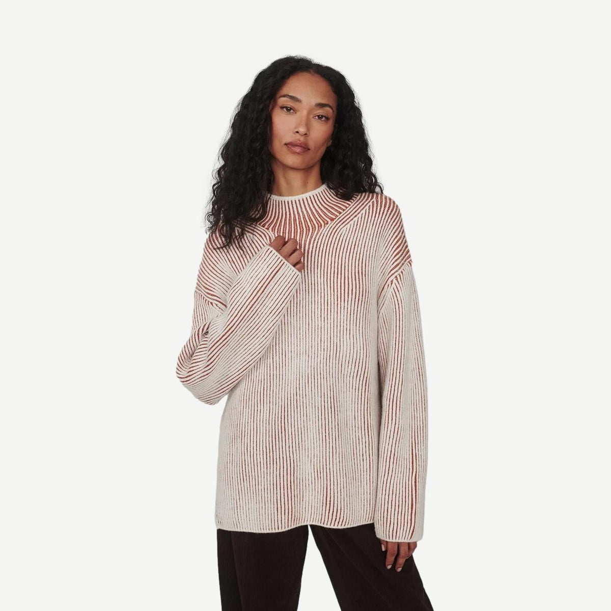 Oona Knit Sweater - Ginger Bread