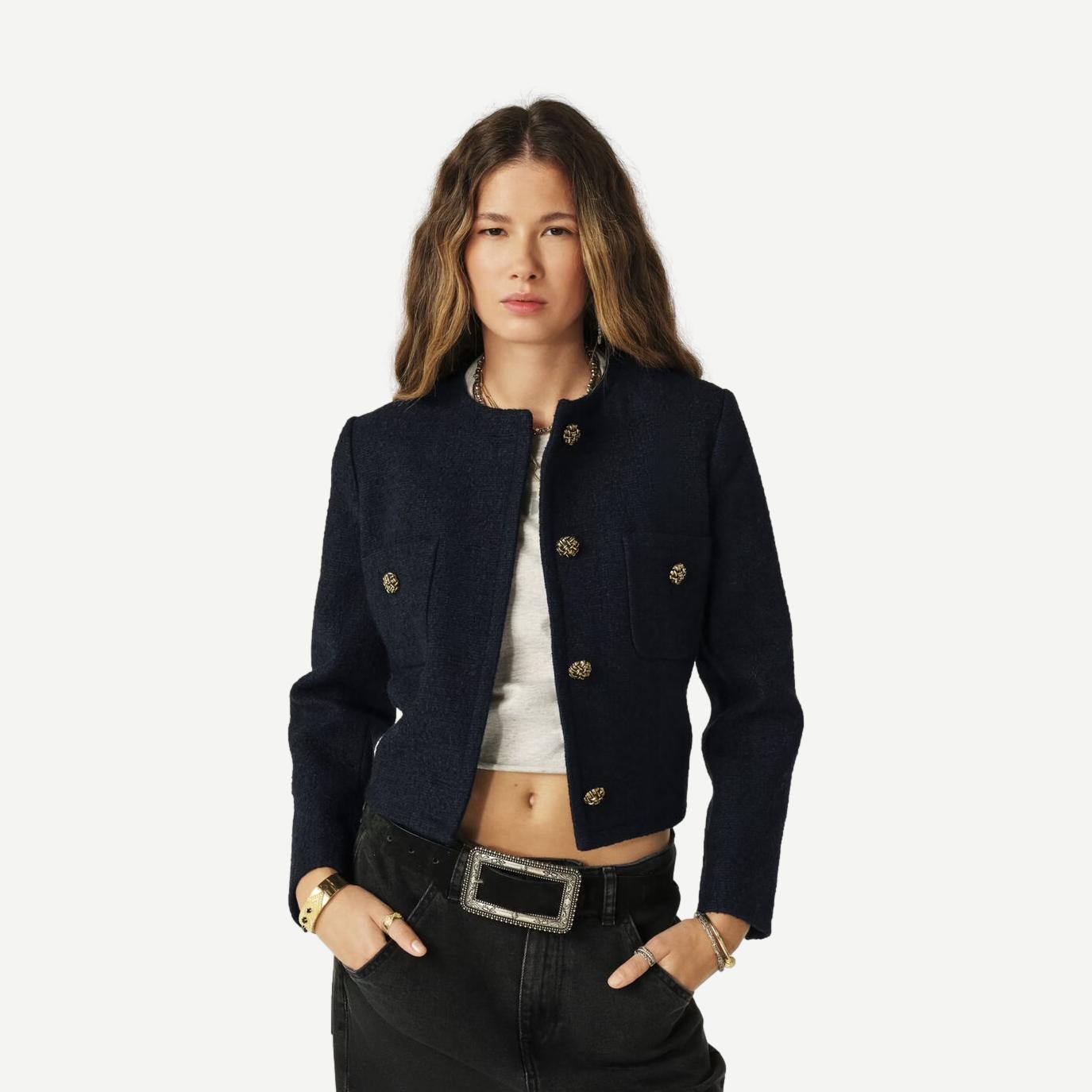 Meredith Jacket - Marine - Galvanic.co