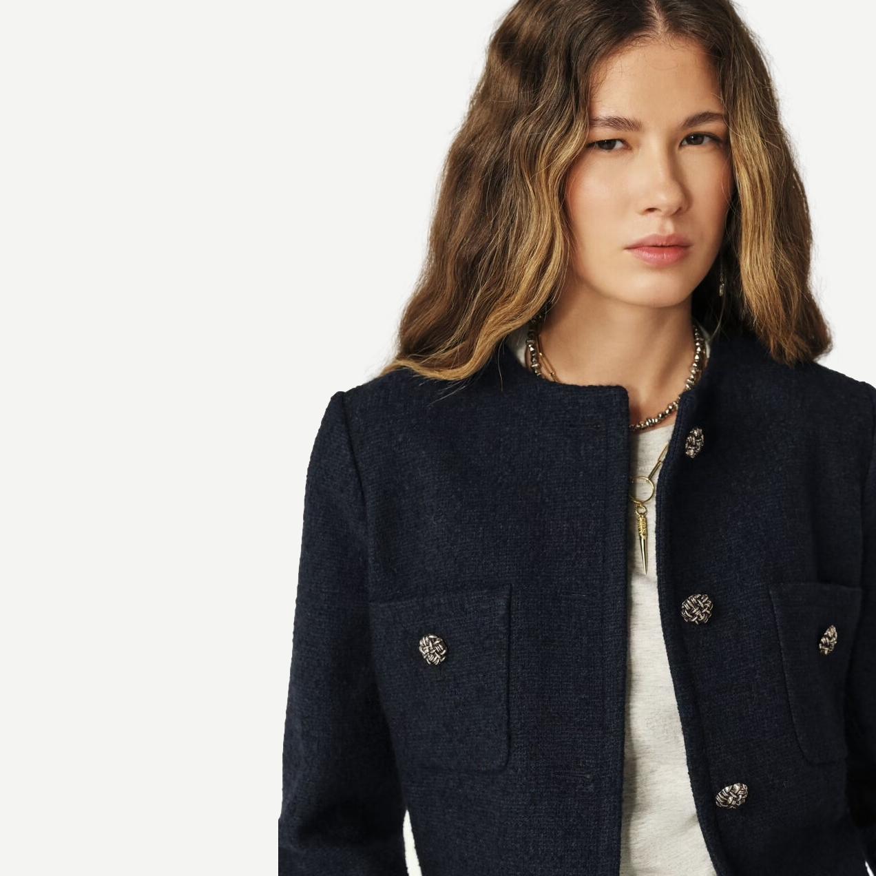 Meredith Jacket - Marine - Galvanic.co