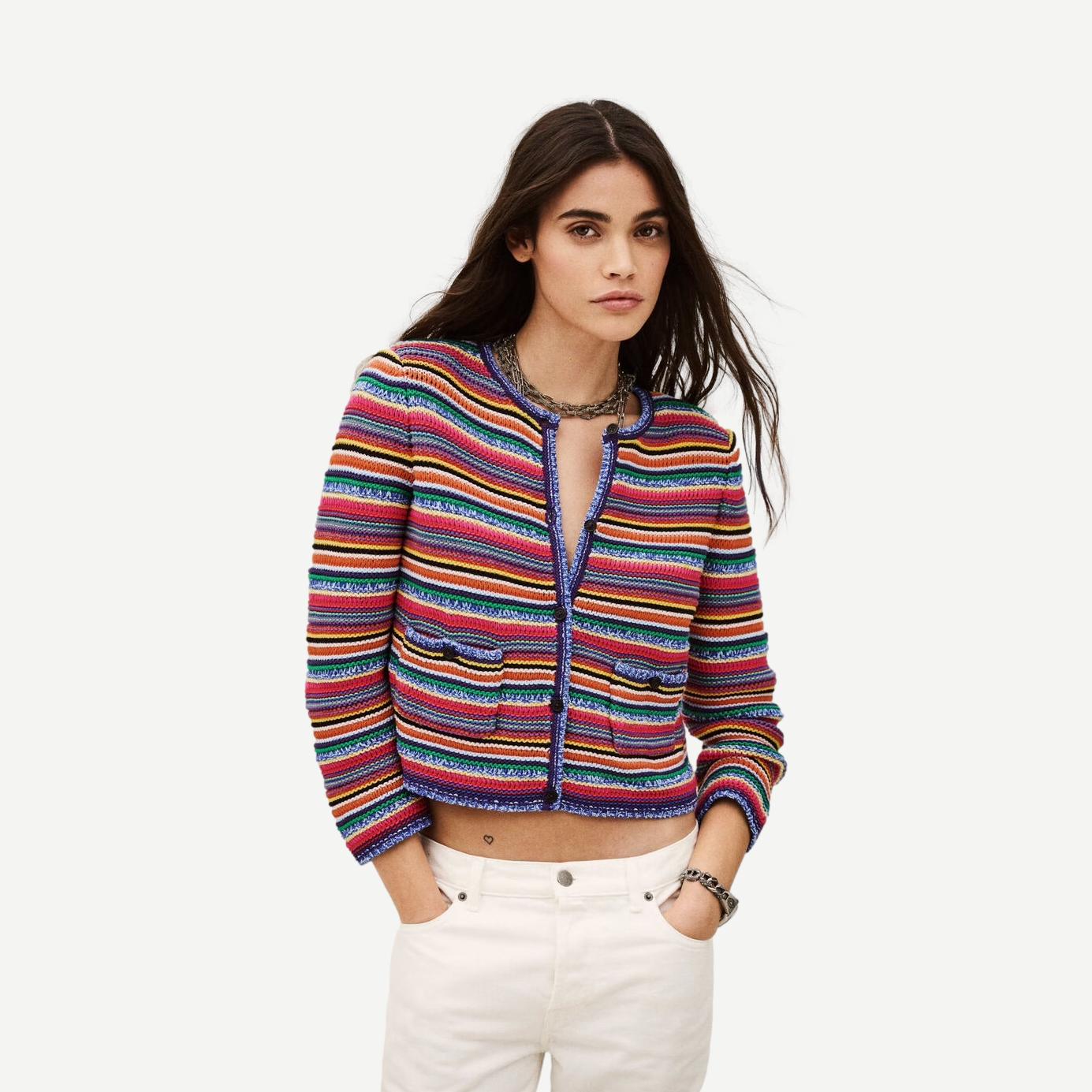 Fanny Cardigan - Multi - Galvanic.co