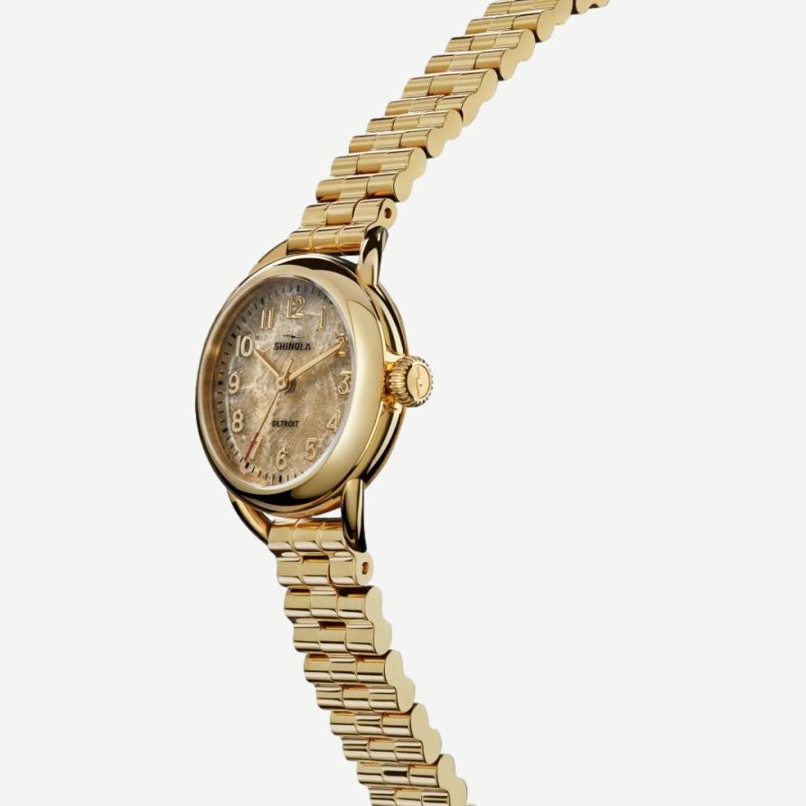 Runabout 3H Petoskey - Gold Bracelet 25mm - Galvanic.co