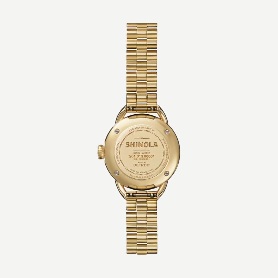 Runabout 3H Petoskey - Gold Bracelet 25mm - Galvanic.co