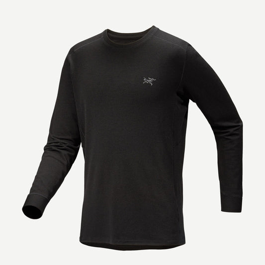 Rho Merino Wool Crew M - Black