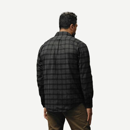 Alaskan Guide Shirt - Heather Black Plaid - Galvanic.co