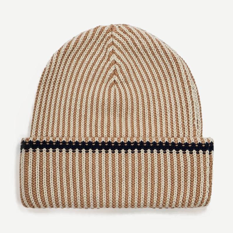 Angharad Knit Beanie - Mid Tan