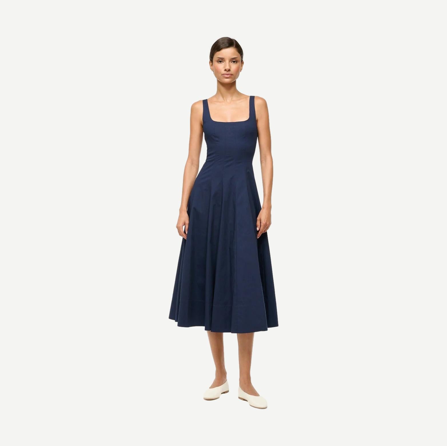 Wells Dress - Navy - Galvanic.co