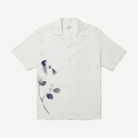 Canty Floral Impressions SS Button Up - Ivory - Galvanic.co