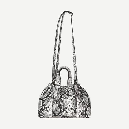 Saemmi Midi Bag - Black & White Snake