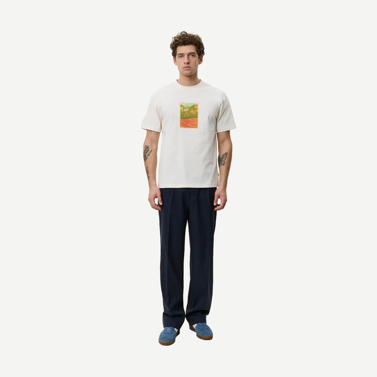 Court T-Shirt - Light Ivory