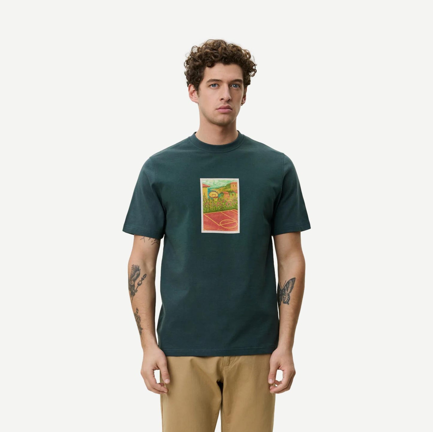 Court T-Shirt - Pine Green