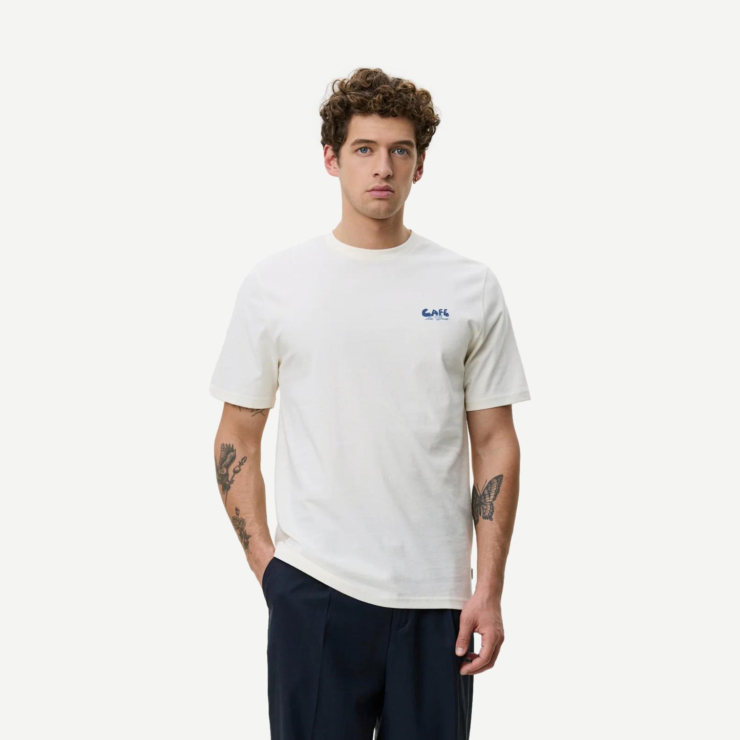 Café T-Shirt - Light Ivory