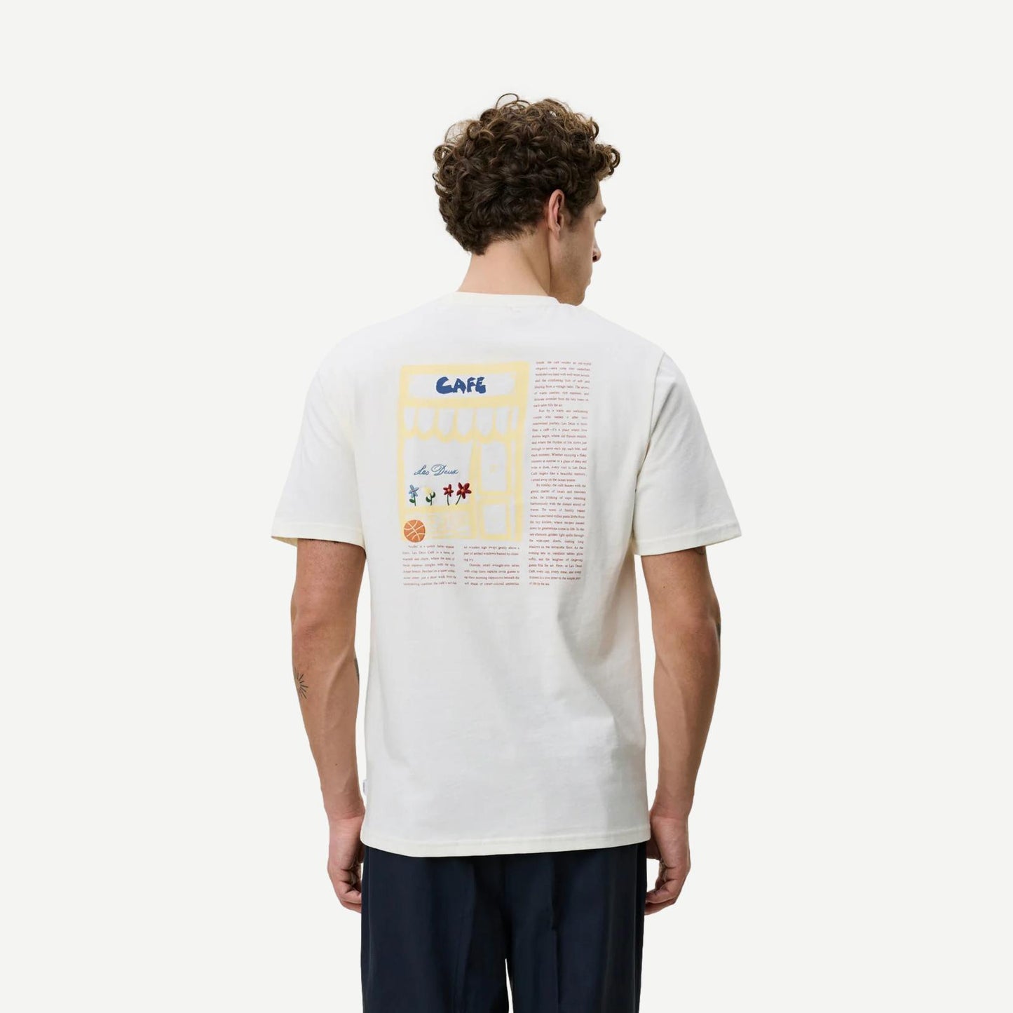 Café T-Shirt - Light Ivory