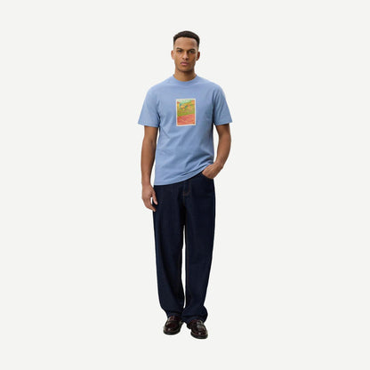 Court T-Shirt - Faded Denim Blue