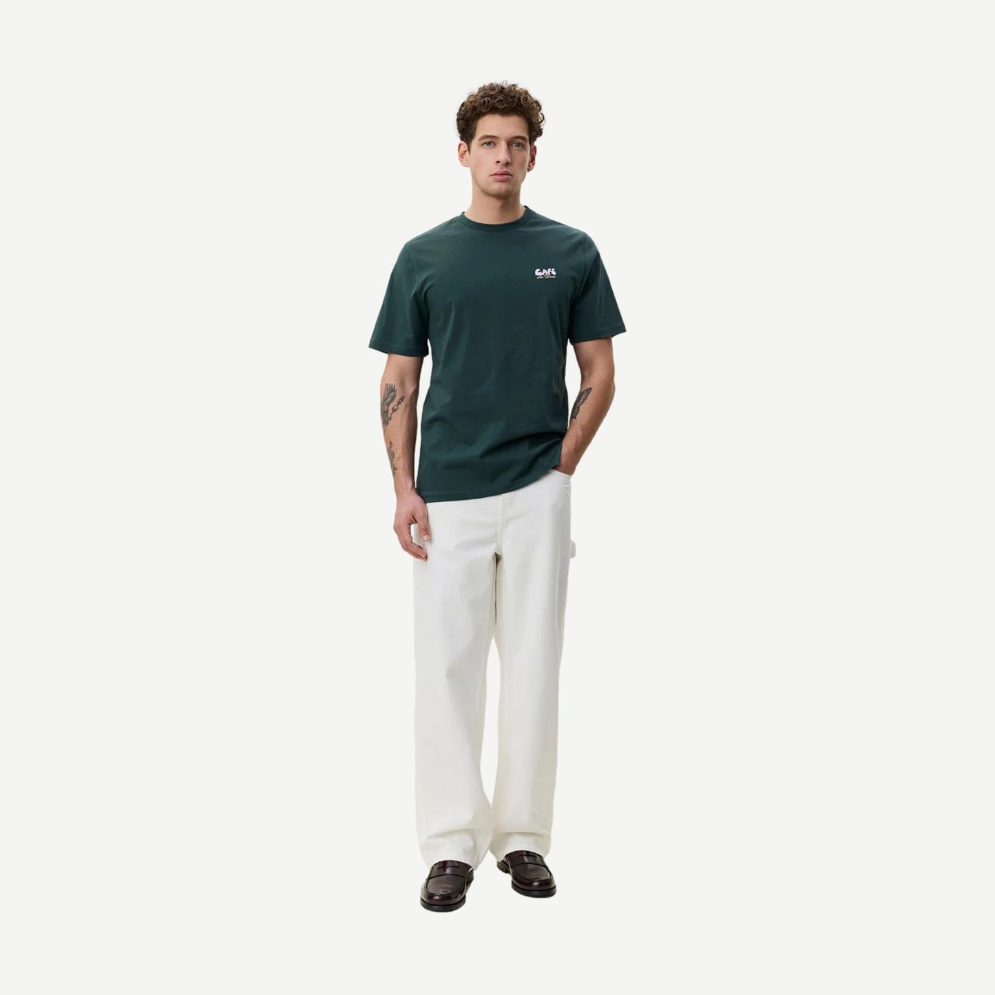 Café T-Shirt - Pine Green