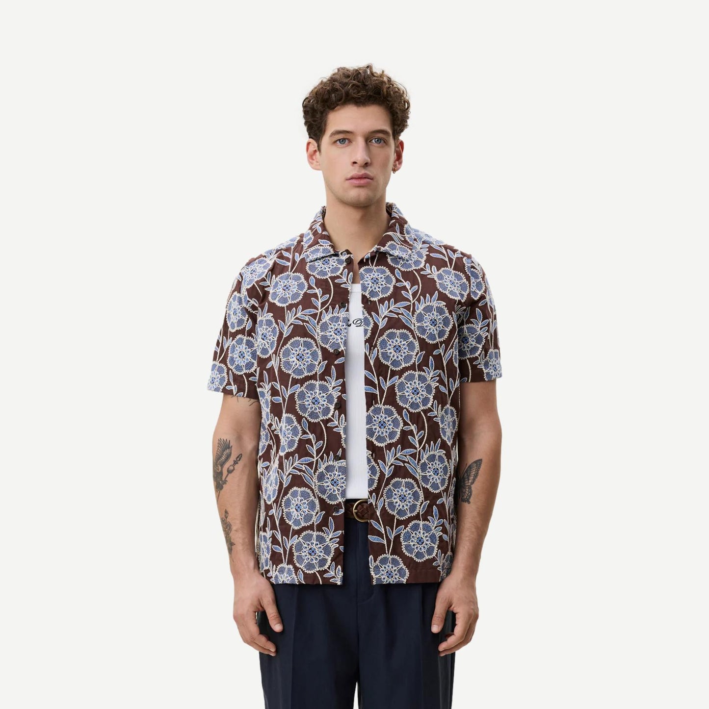 Flower AOE SS Shirt - Delicioso