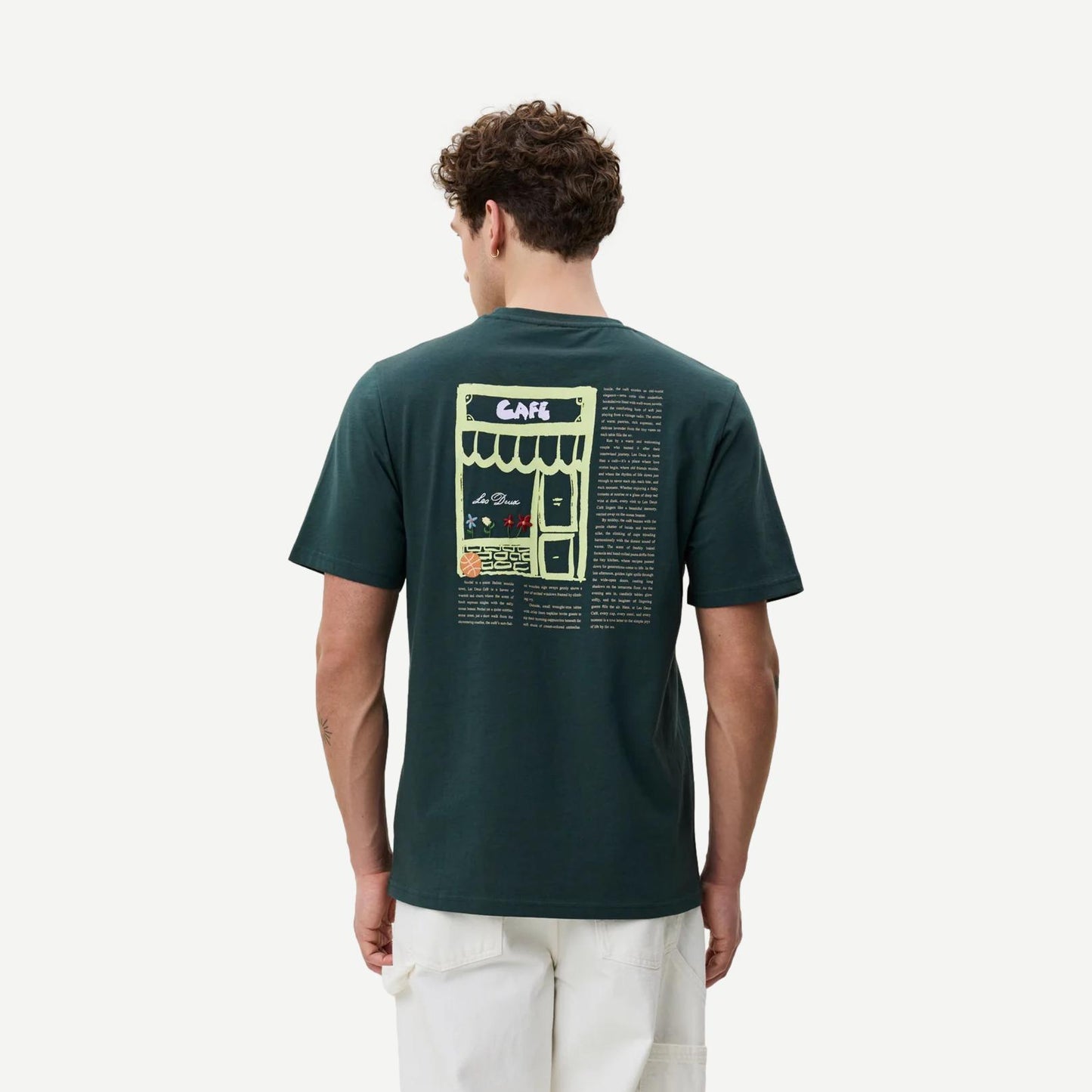 Café T-Shirt - Pine Green