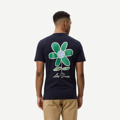 Flower T-Shirt - Dark Blue Night