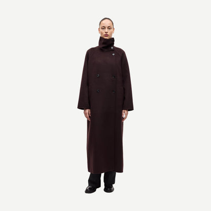 Sahanne Coat - Black Coffee - Galvanic.co