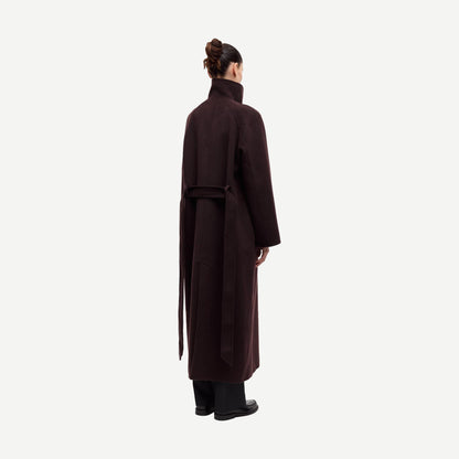 Sahanne Coat - Black Coffee - Galvanic.co