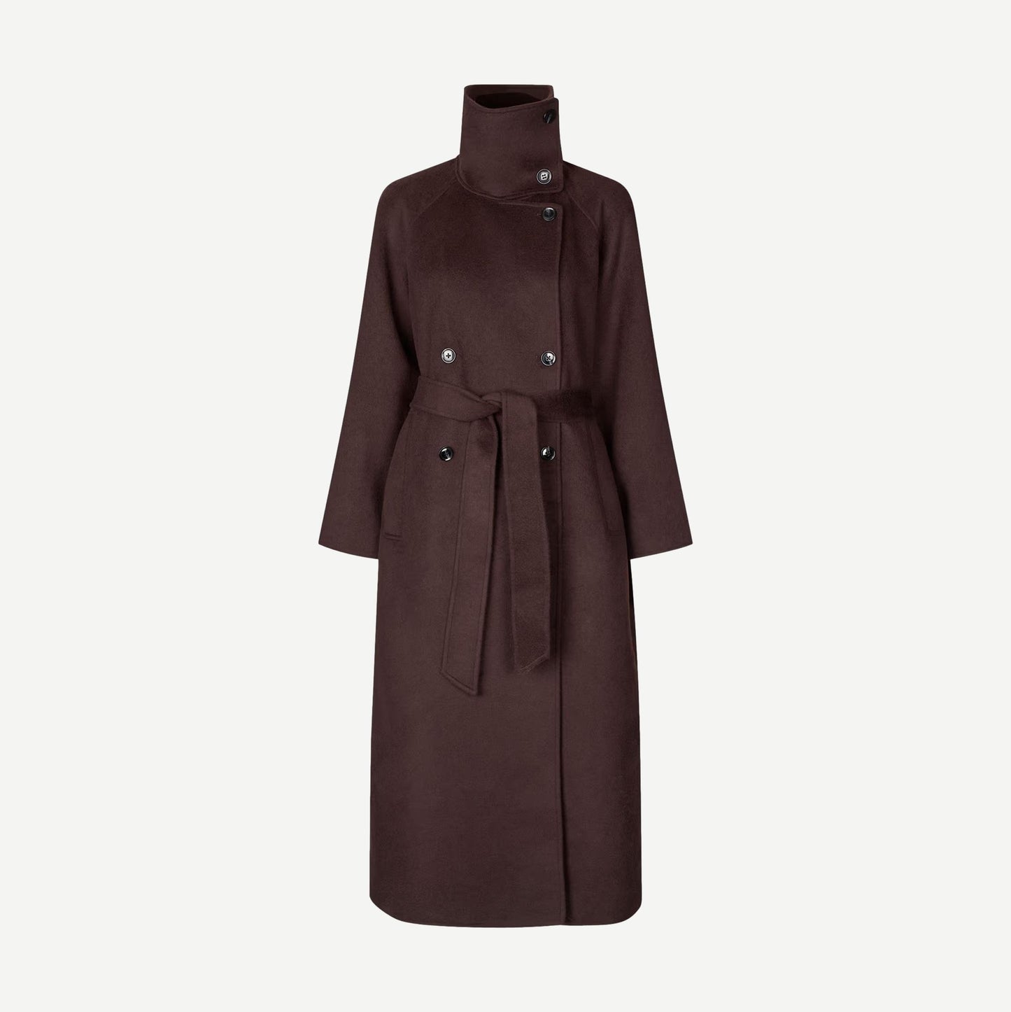 Sahanne Coat - Black Coffee - Galvanic.co
