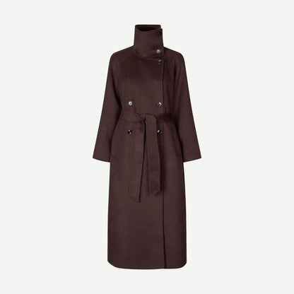 Sahanne Coat - Black Coffee - Galvanic.co