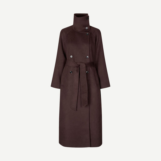 Sahanne Coat - Black Coffee - Galvanic.co