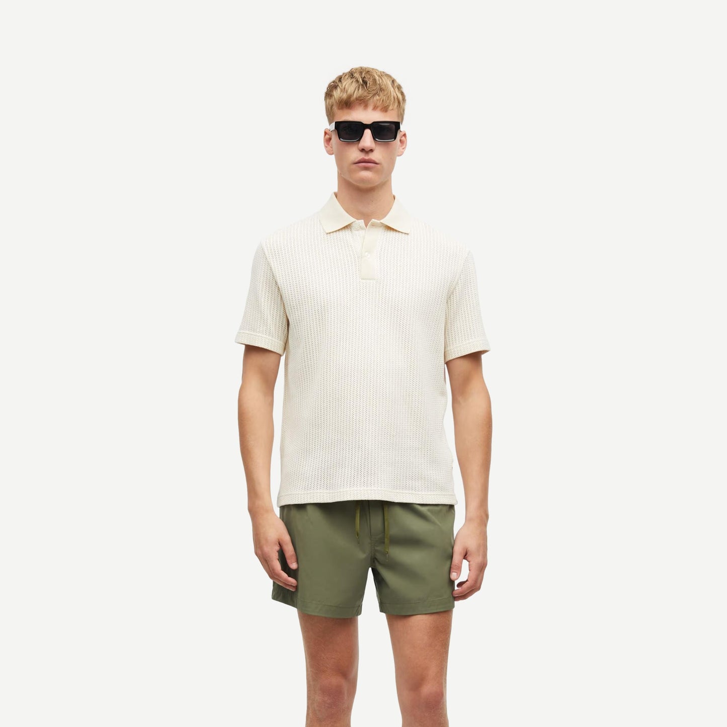 Sajase Polo - Clear Cream - Galvanic.co