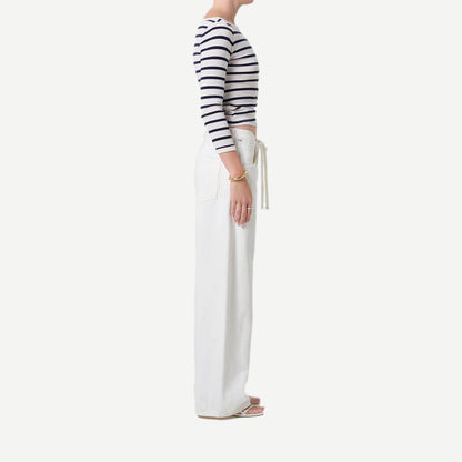 Brynn Drawstring Trouser - Pashmina - Galvanic.co