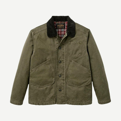 Insulated Canvas Outfitter Jacket - Dark Olive