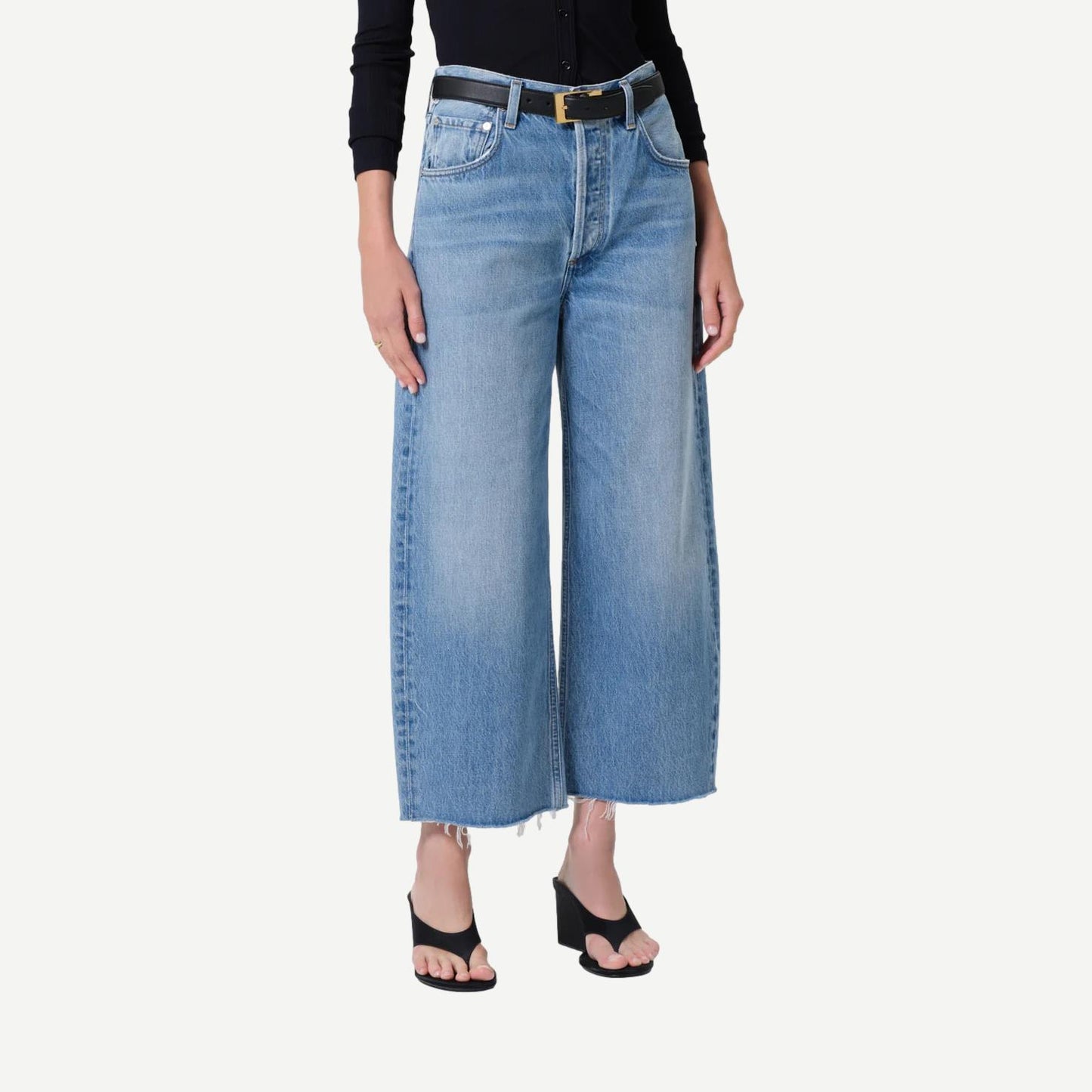 Ayla Raw Hem Cropped - Honour