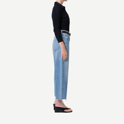 Ayla Raw Hem Cropped - Honour