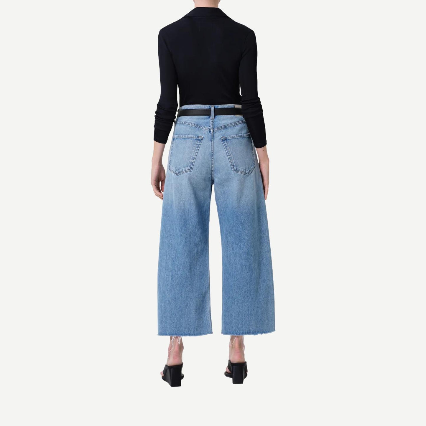 Ayla Raw Hem Cropped - Honour
