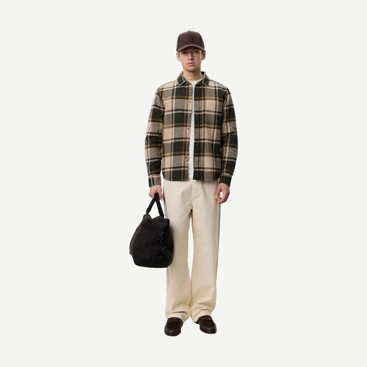 Check Flannel Shirt - Rosin Green - Galvanic.co