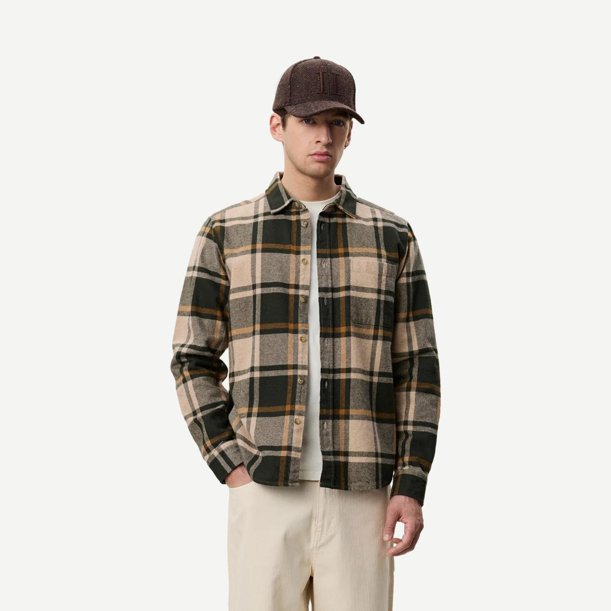 Check Flannel Shirt - Rosin Green - Galvanic.co