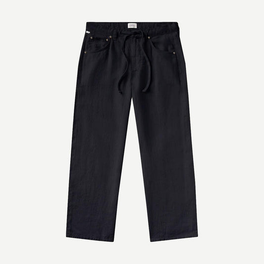 Brynn Drawstring Linen - True Navy