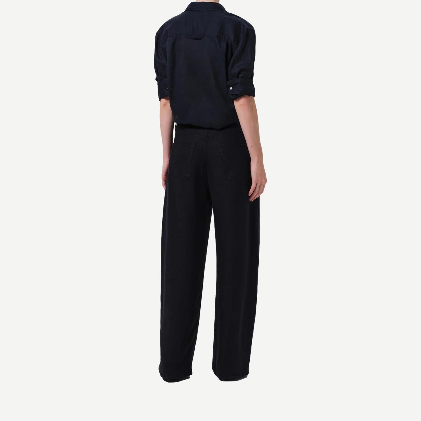 Brynn Drawstring Linen - True Navy