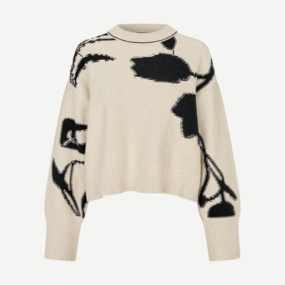 Salila Sweater - Cream Ashbloom - Galvanic.co