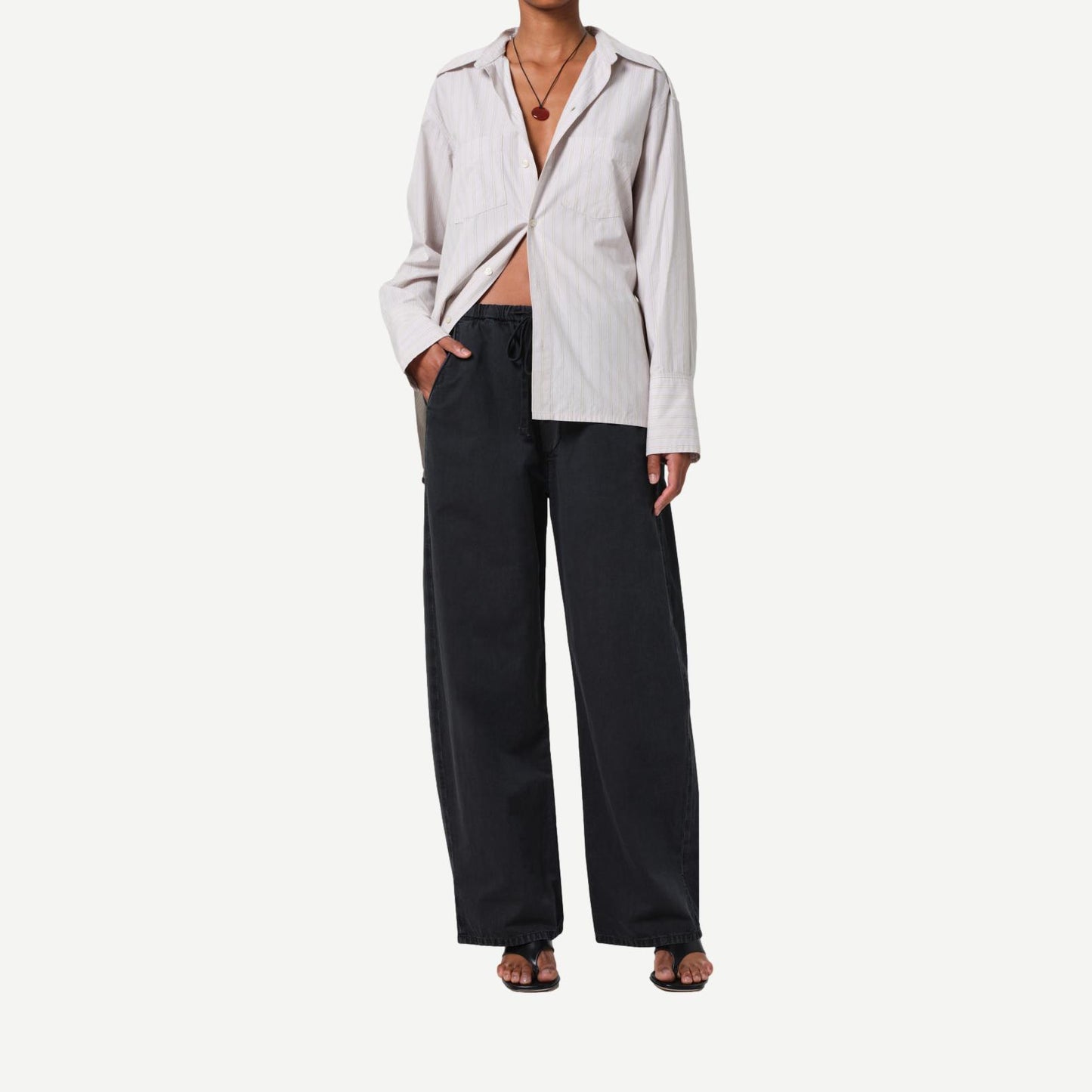 Aurora Pull On Pant - Washed Black - Galvanic.co