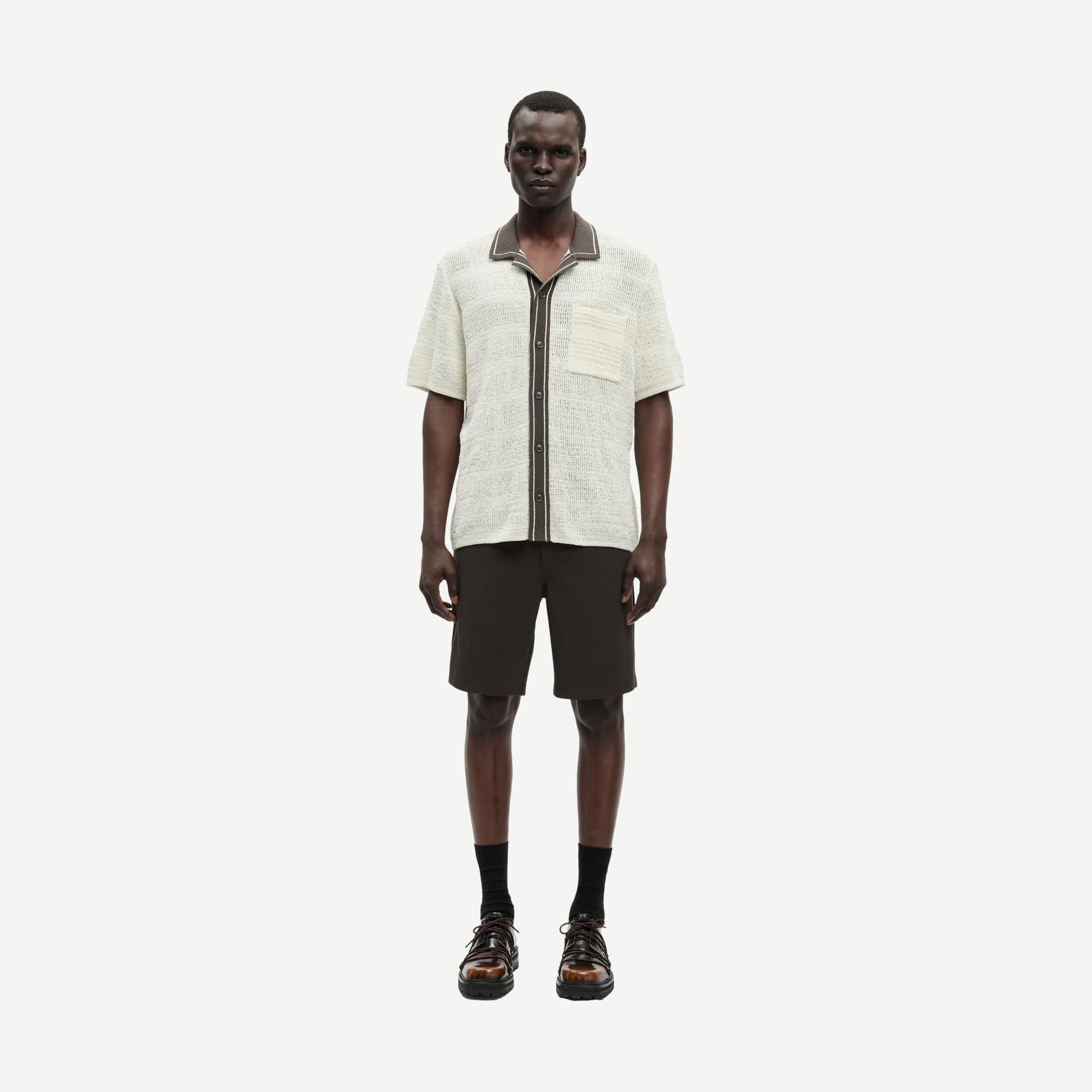 Sapercy Shirt SS - Clear Cream - Galvanic.co
