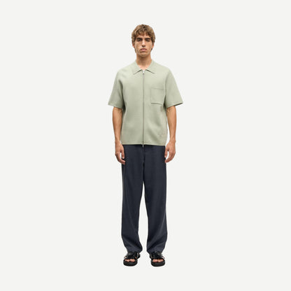 Sarico Zip Shirt SS - Desert Sage - Galvanic.co