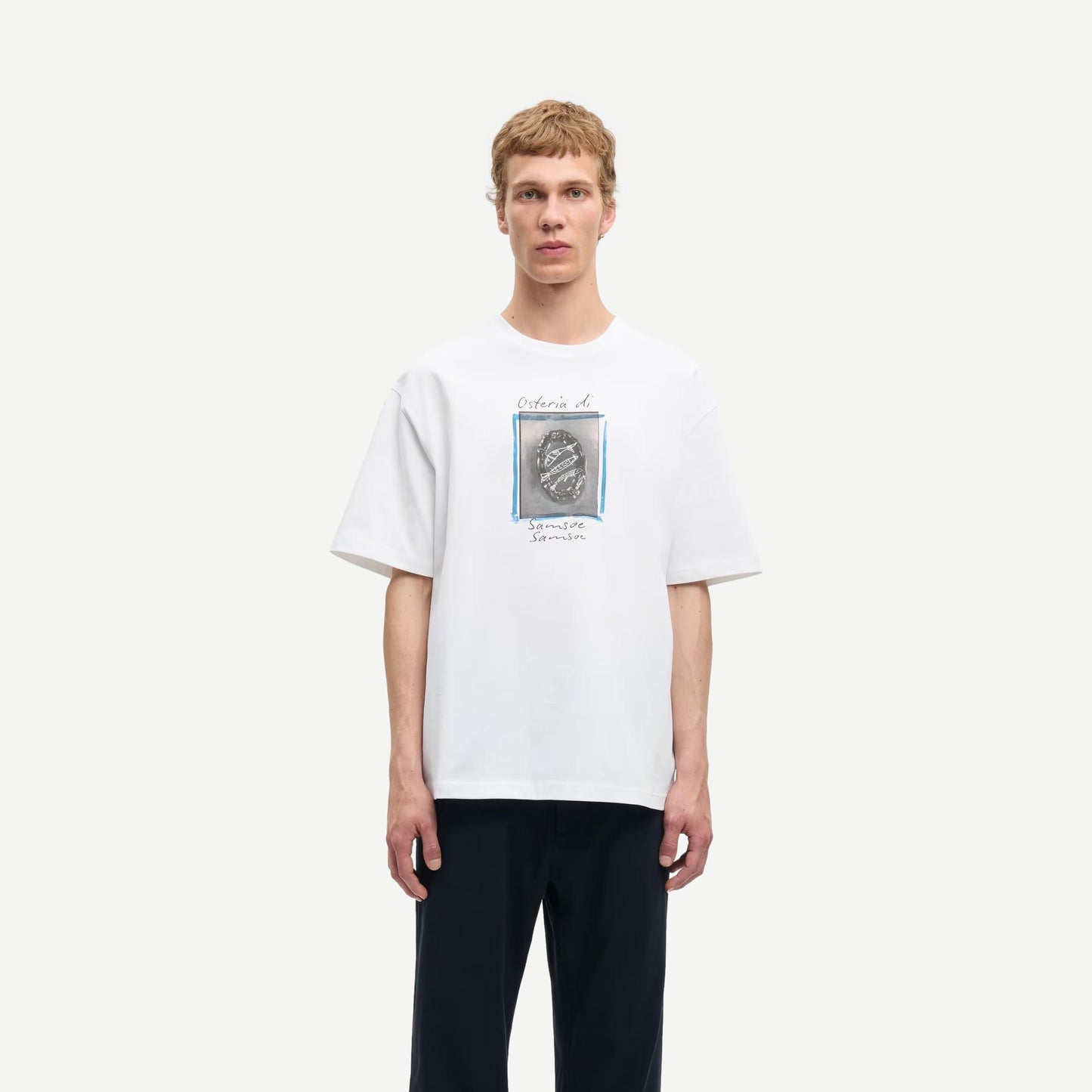 Sacohen T-Shirt - White Osteria - Galvanic.co