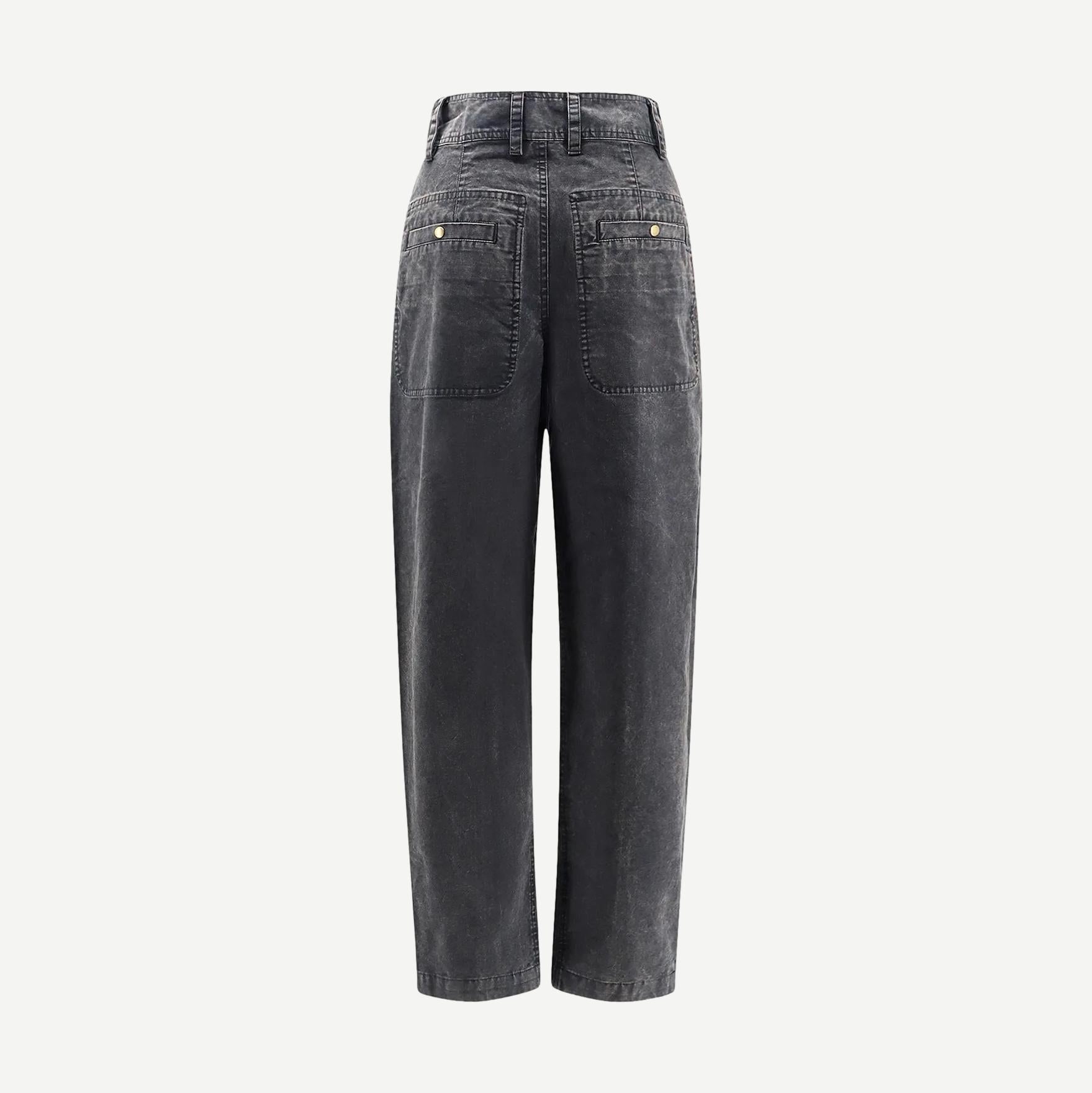 Kiana Pants - Faded Black - Galvanic.co