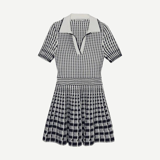 Tovi Polo Mini Dress - Midnight Multi - Galvanic.co
