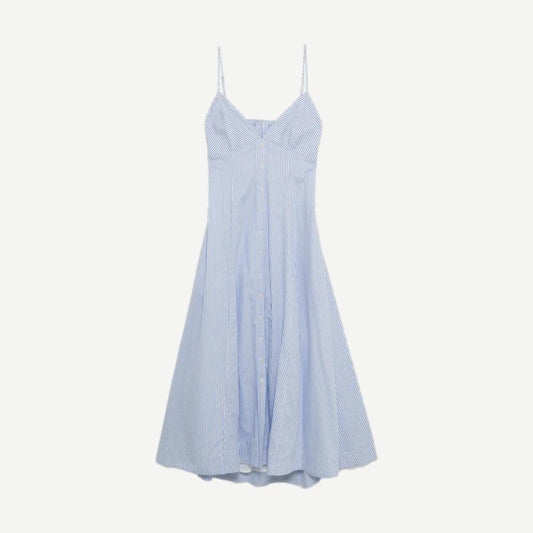 Honor Cami Midi Dress - Blue Hydrangea - Galvanic.co