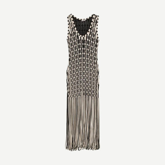 Sonia Tank Dress - Sand Multi - Galvanic.co