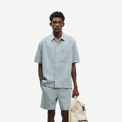 Saayo O Shirt - Light Denim - Galvanic.co